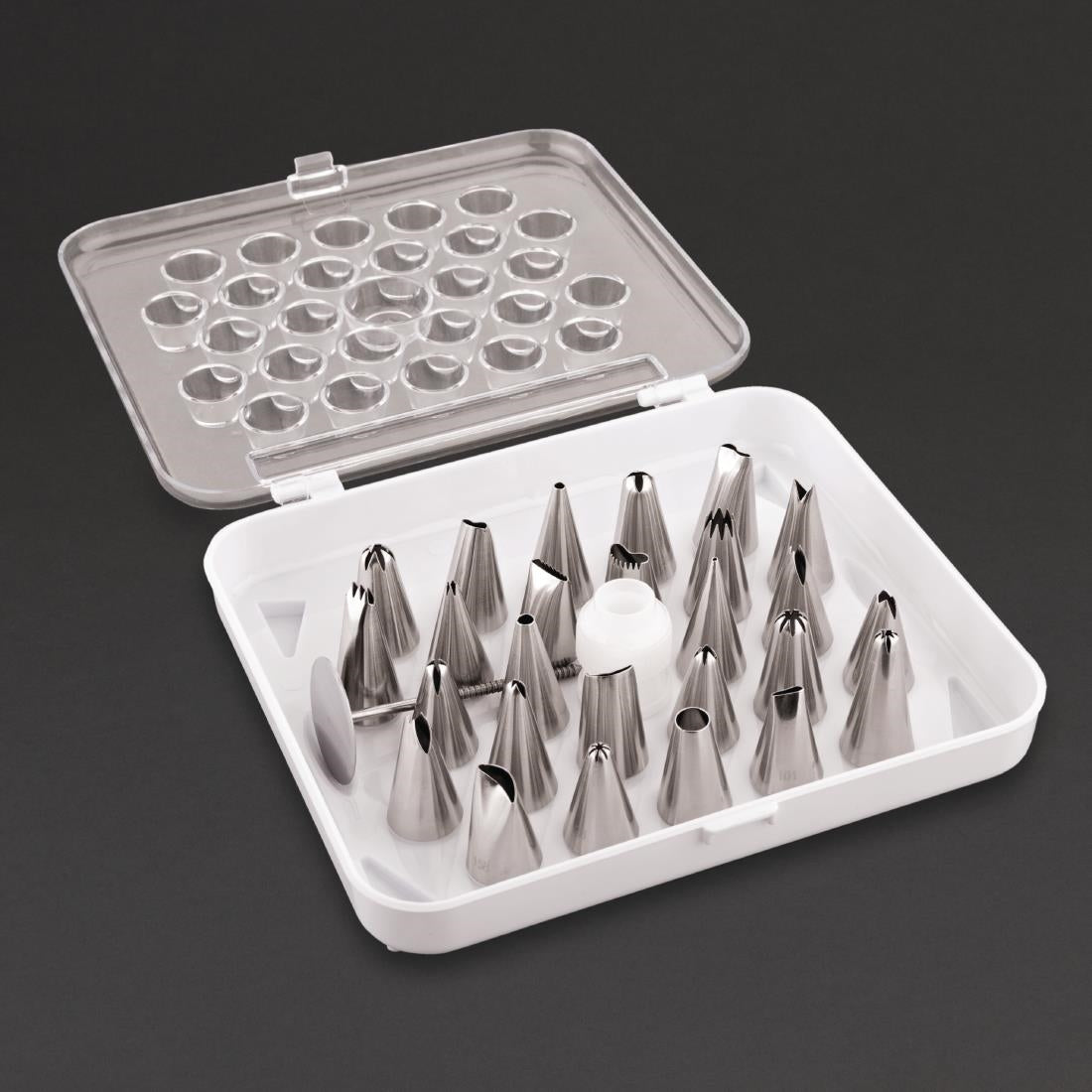 CP107 Vogue taartdecoratieset met 26 verschillende spuitmondjes