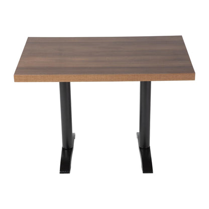 DT442 Bolero voorgeboord rechthoekig tafelblad Rustic Oak 1100x700mm