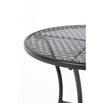 SA819 Bolero ronde stalen bistrotafel zwart 60cm (15 stuks)