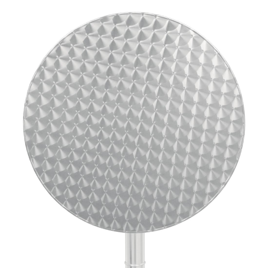 GR396 Bolero ronde statafel met kantelbaar RVS blad