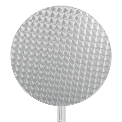 GR396 Bolero ronde statafel met kantelbaar RVS blad