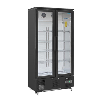 GJ449 Polar G-serie rechtopstaande gekoelde bardisplay met 2 klapdeuren