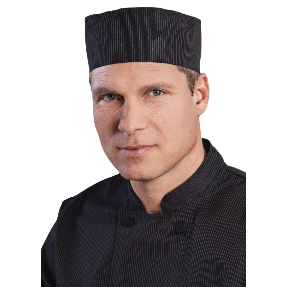 B228 Chef Works Cool Vent krijtstreep beanie