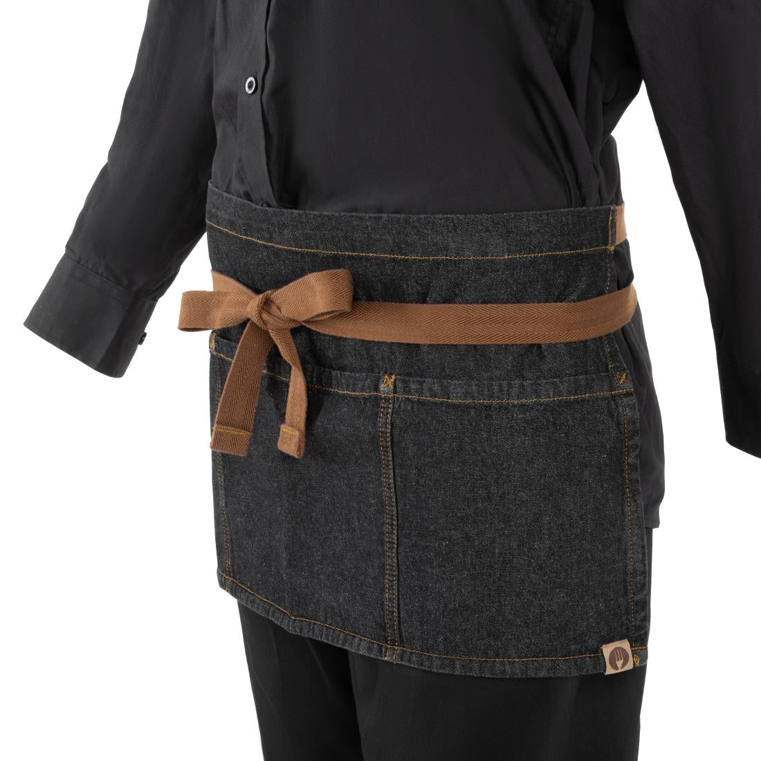 B591 Chef Works Urban Memphis Heupschort zwart