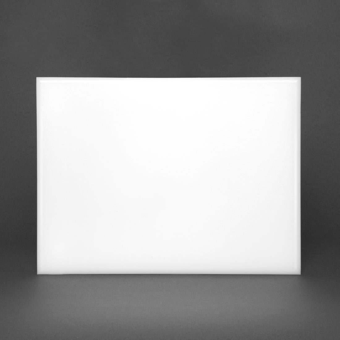 HC867 Hygiplas HDPE snijplank wit 300x225x12mm