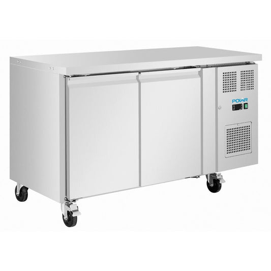 UA105 Polar U-Series slanke dubbeldeurs koelwerkbank