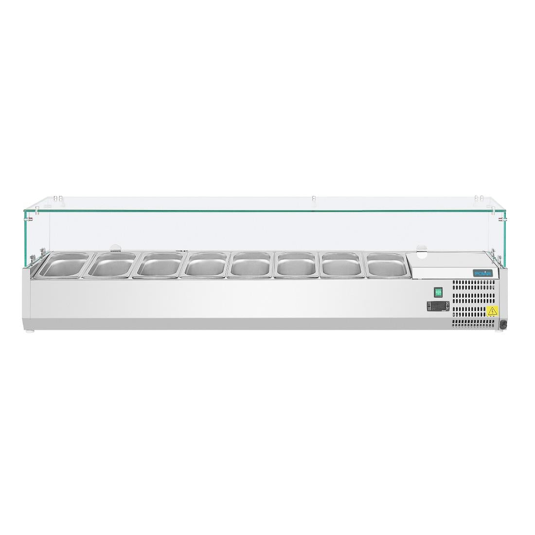 GD877 Polar G-serie opzetkoelvitrine 8x GN 1/3
