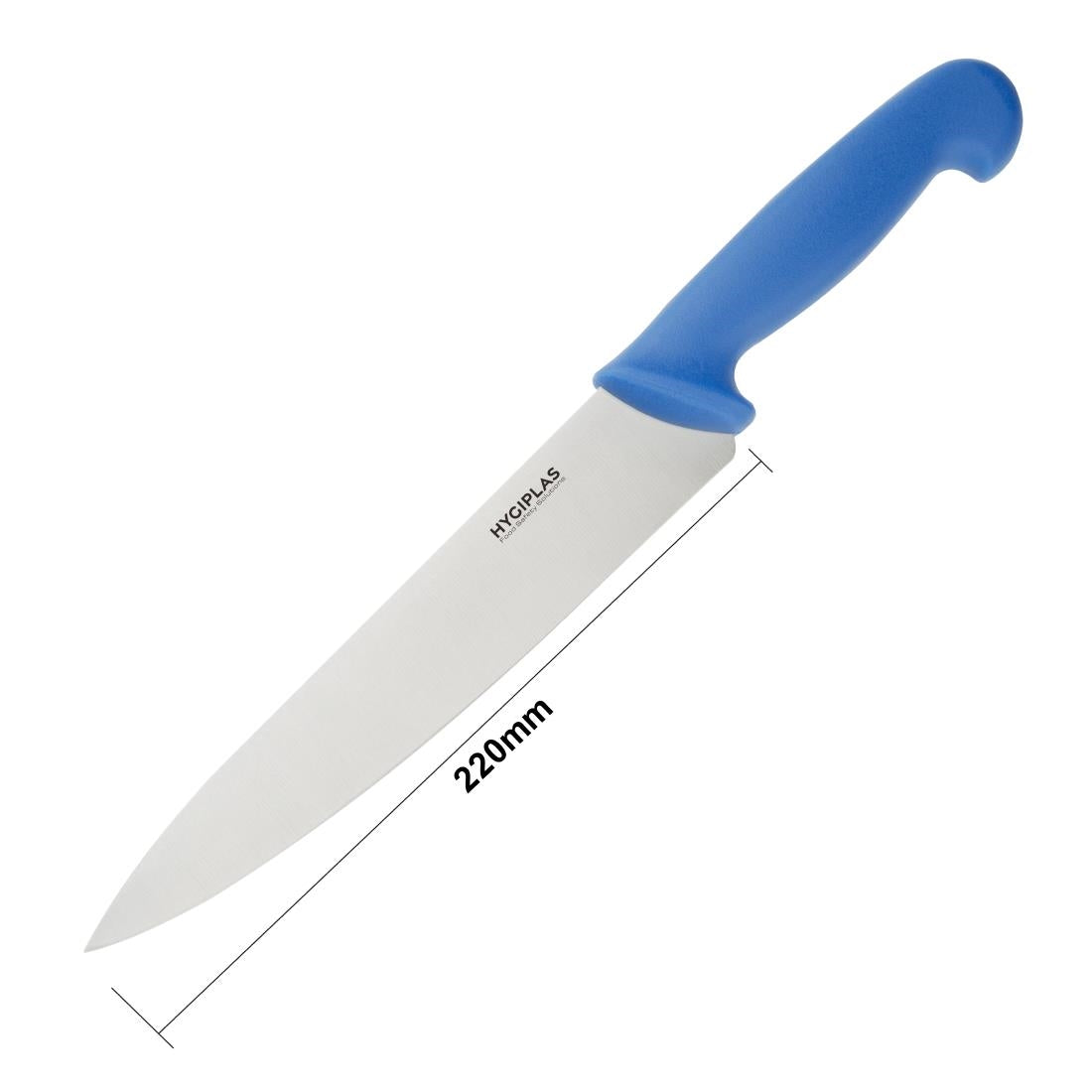 C851 Hygiplas koksmes 21,5cm blauw