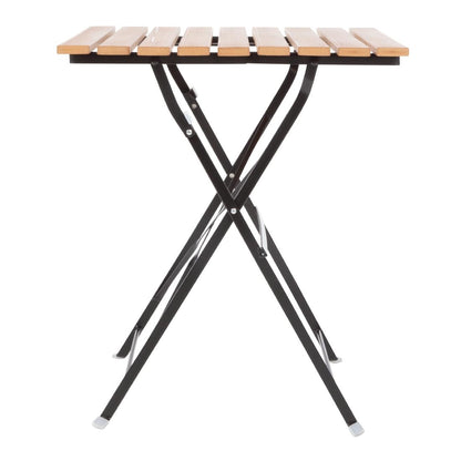 GJ765 Bolero vierkante imitatiehouten tafel 60cm