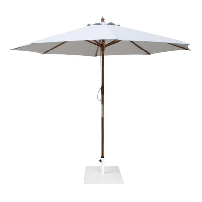 FU510 Bolero Platte Metalen Parasolvoet Wit - 18Kg