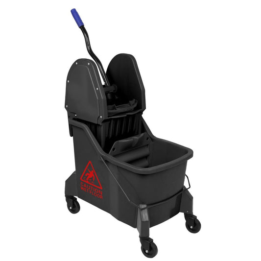JB542 Jantex Dweilemmer met twee compartimenten en pers Rood 30Ltr
