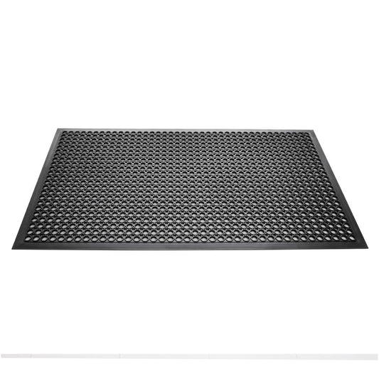 DP206 Jantex rubberen antivermoeidheidsmat zwart 150 x 90cm