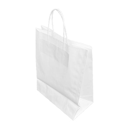 HY767 Fiesta Recycleerbare Witte Papieren Tassen met Gedraaid Handvat Groot (250 stuks)