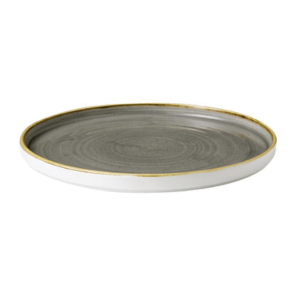 FC163 Churchill Stonecast Grey Bord Met Opstaande Rand 25.9cm (6 stuks)