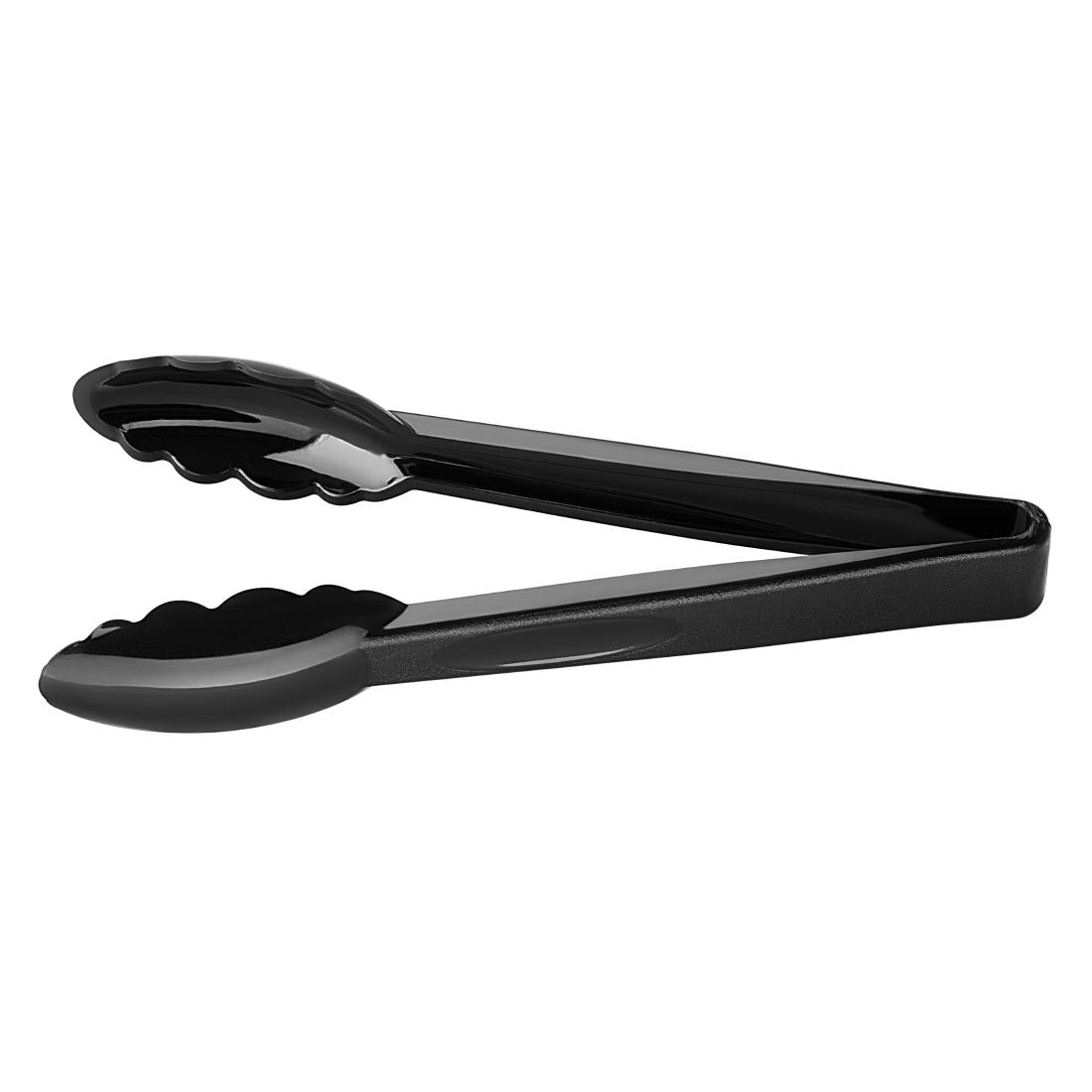 JA903 Nisbets Essentials 22cm polycarbonaat tang zwart (6 stuks)