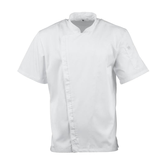 BB669-L Chef Works Cannes Koksbuis Met Korte Mouwen, Maat L