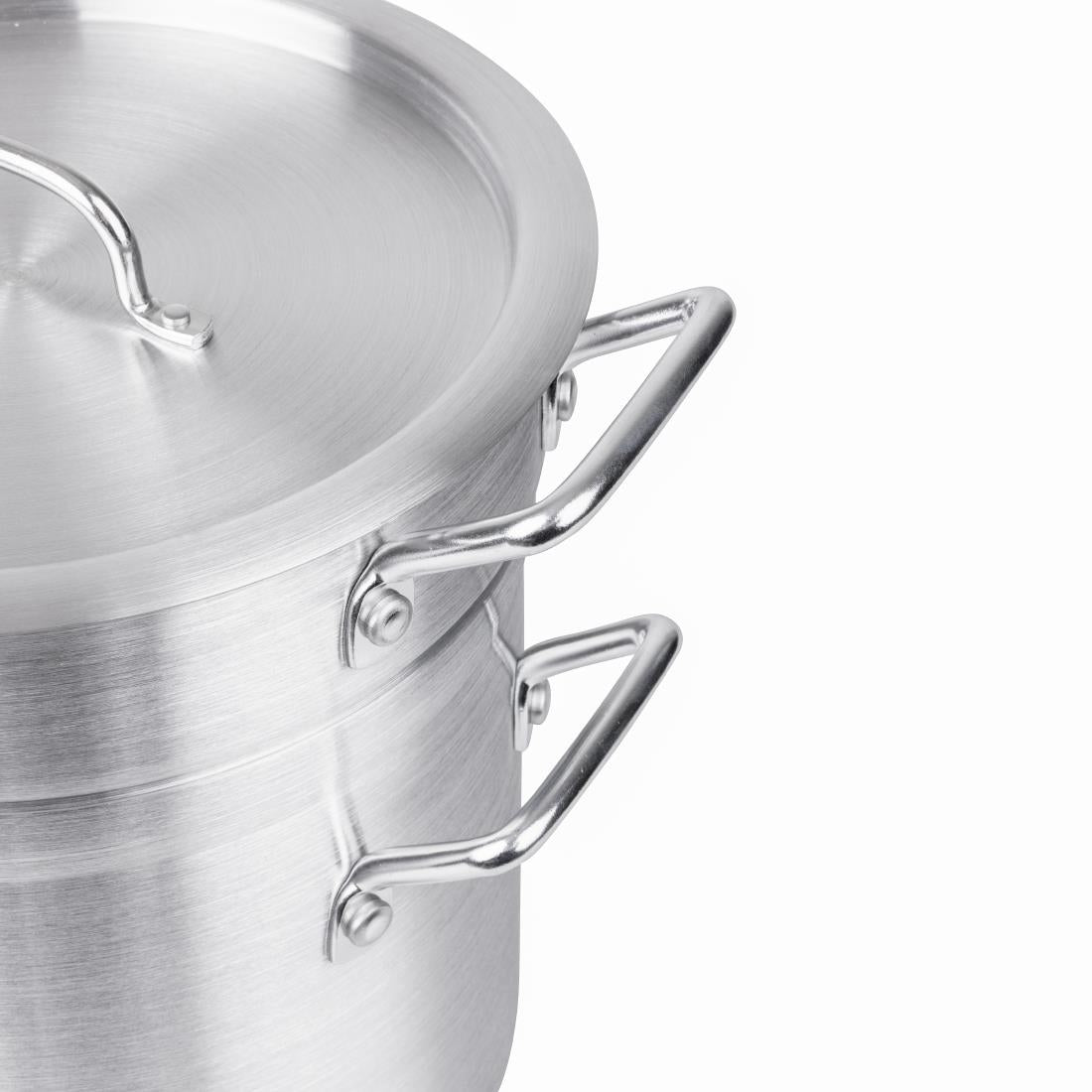 K645 Vogue aluminium pan met au bain marie inzet 10Ltr