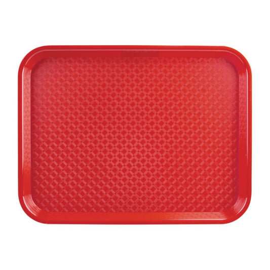 P510 Olympia Kristallon polypropyleen dienblad rood 45 x 35cm