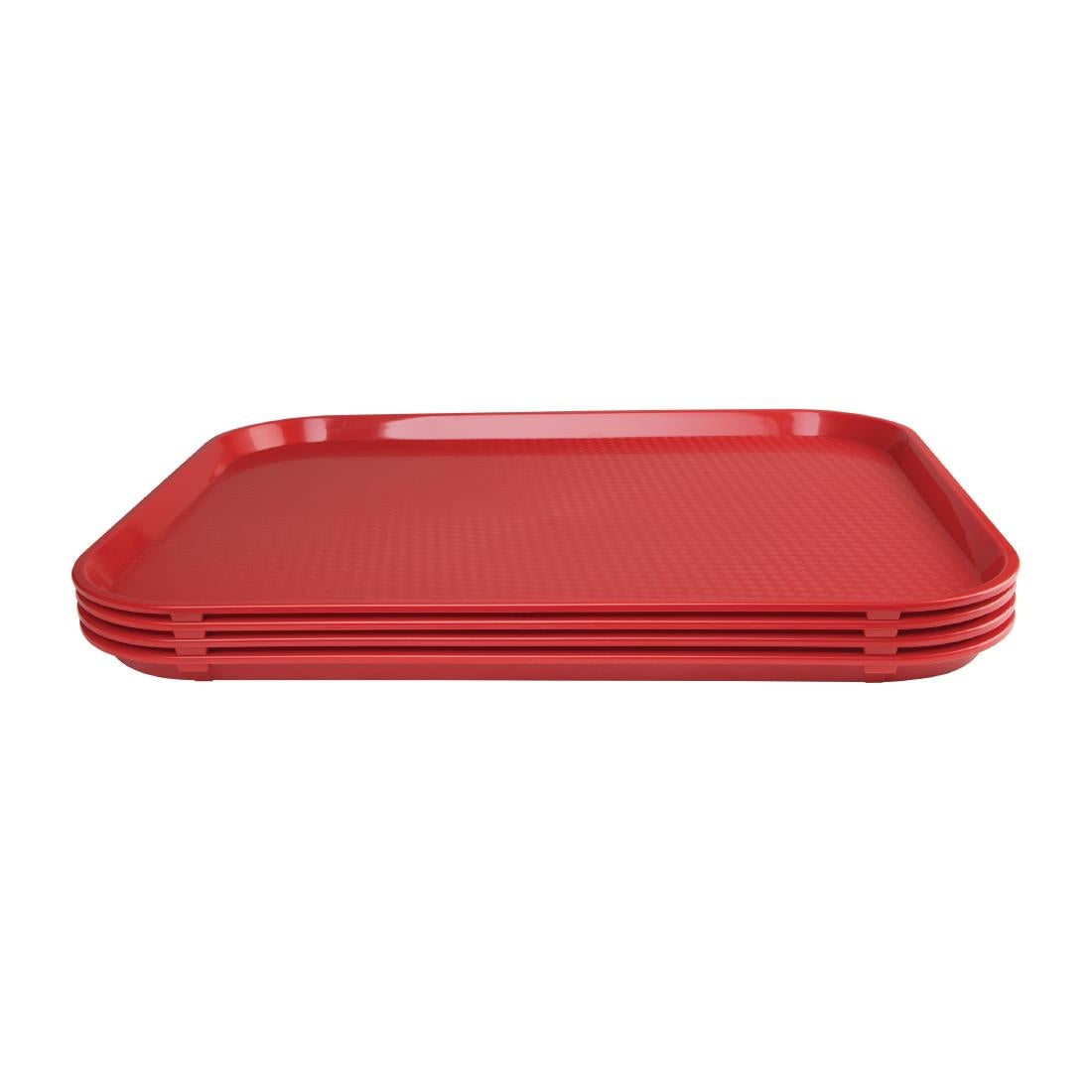 P510 Olympia Kristallon polypropyleen dienblad rood 45 x 35cm