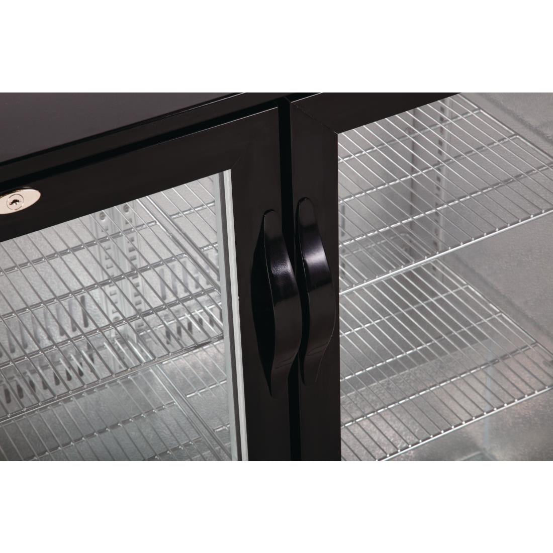 GL014 Polar G-serie laag model barkoeling drie klapdeuren 320L