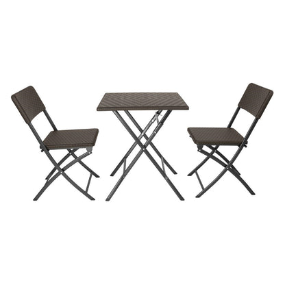 GR773 Bolero Vierkante Opvouwbare Tafel Bruin 620mm