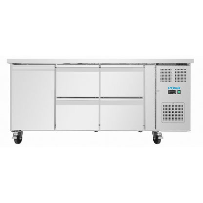 UA103 Polar U-Series Counter Fridge 4 Drawers & 1 Door