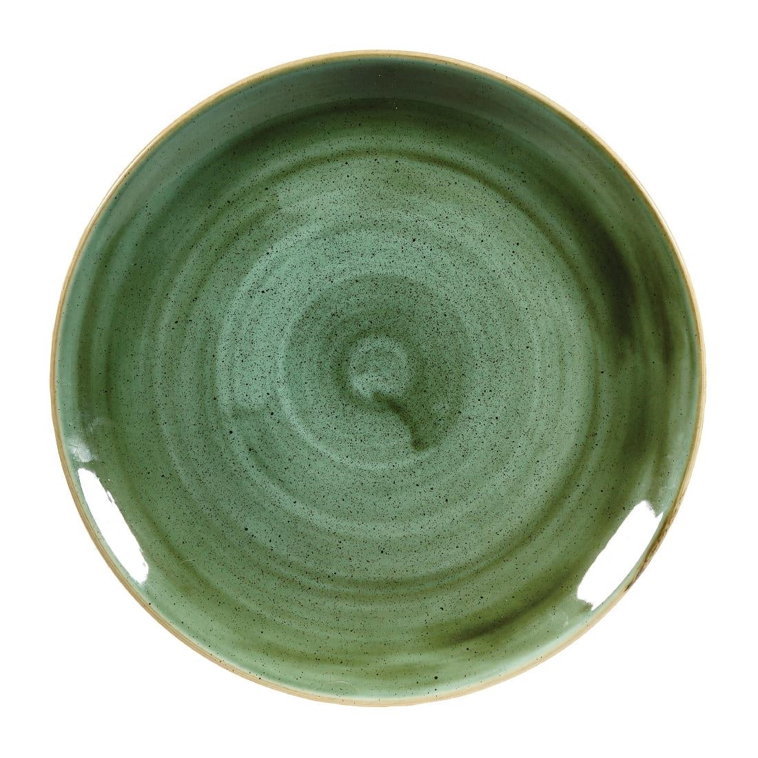 DF994 Churchill Stonecast Samphire Green Evolve Coupe Bord 28.6cm (12 stuks)