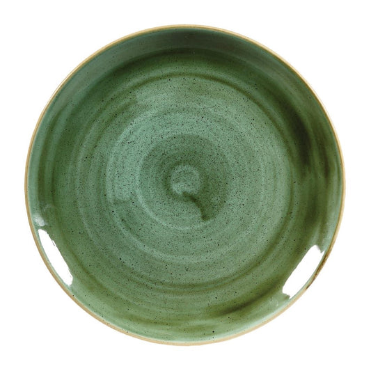 DF994 Churchill Stonecast Samphire Green Evolve Coupe Bord 28.6cm (12 stuks)