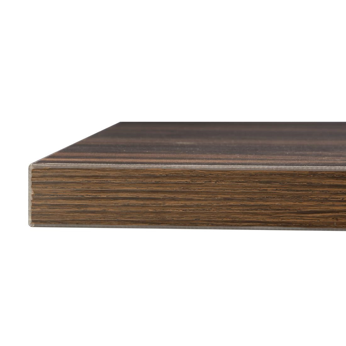 HW850 Bolero Complete Tafel Vierkant Donker Hout Effect 700mm