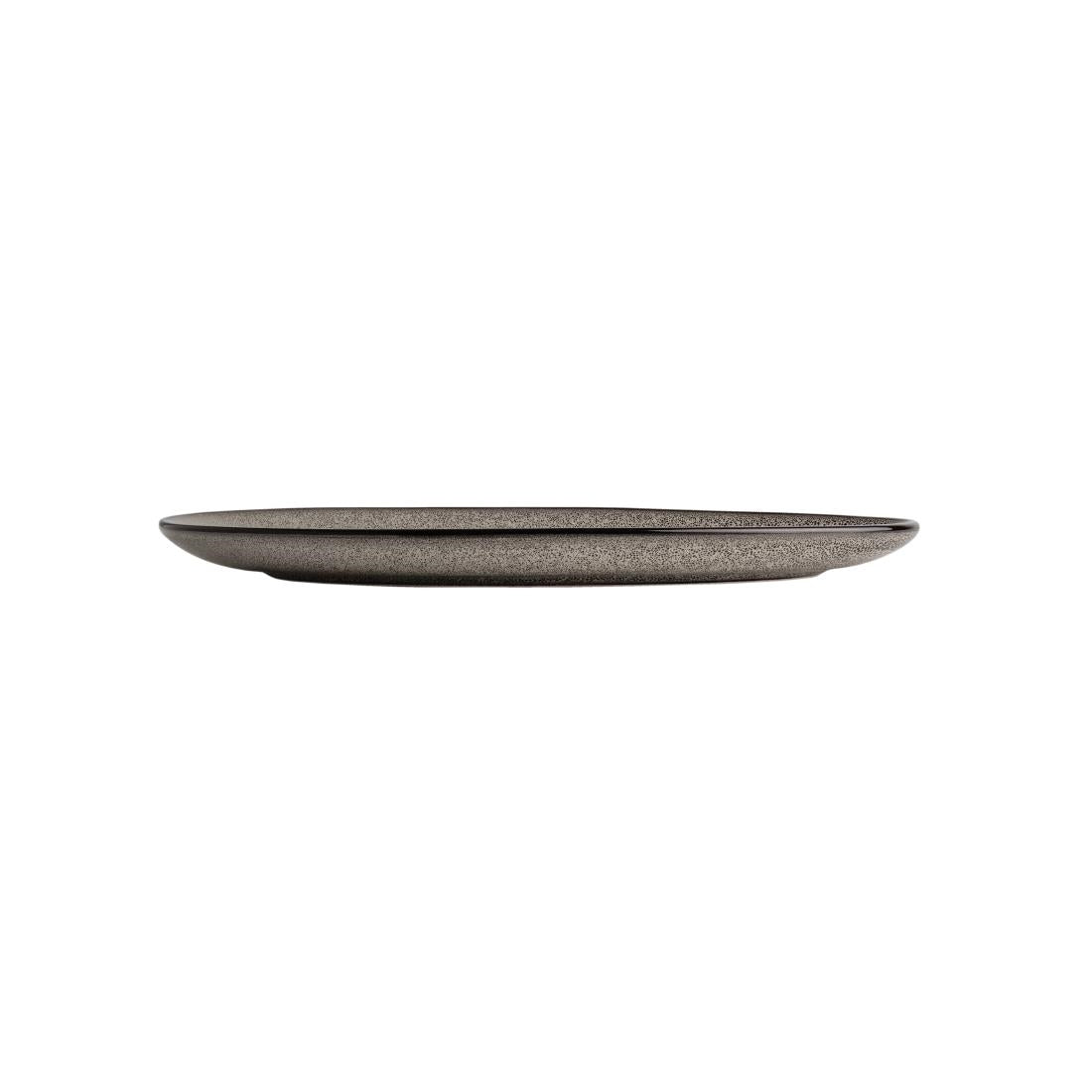 DF180 Olympia Mineral Bladvormig Bord 25,5x12cm (6 Stuks)