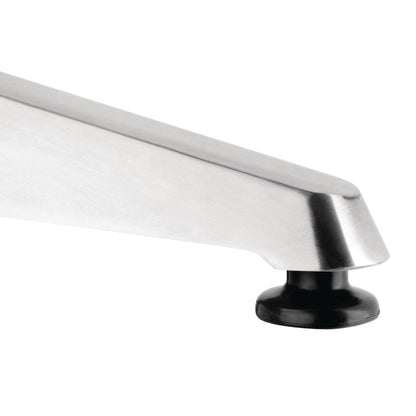 U427 Bolero alumiminium tafel met RVS blad 60cm