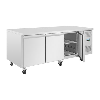UA084 Polar U-serie 3-deurs counter met euronorm opslag 634Ltr