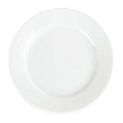 CB478 Olympia Whiteware Borden Met Brede Rand 16,5cm (12 Stuks)