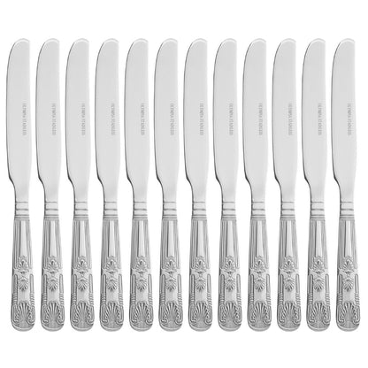 D685 Olympia Kings dessertmessen 22cm massief heft 22,3cm (12 stuks)