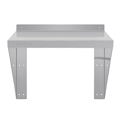 CD550 Vogue RVS oven/magnetron wandplank 56x46cm