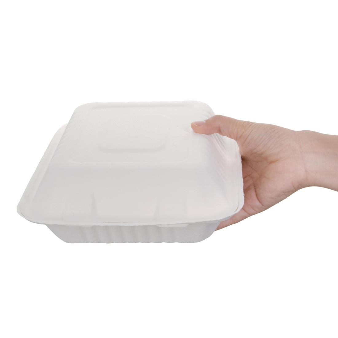 FC525 Fiesta Compostable composteerbare bagasse voedseldozen 223mm (200 stuks)