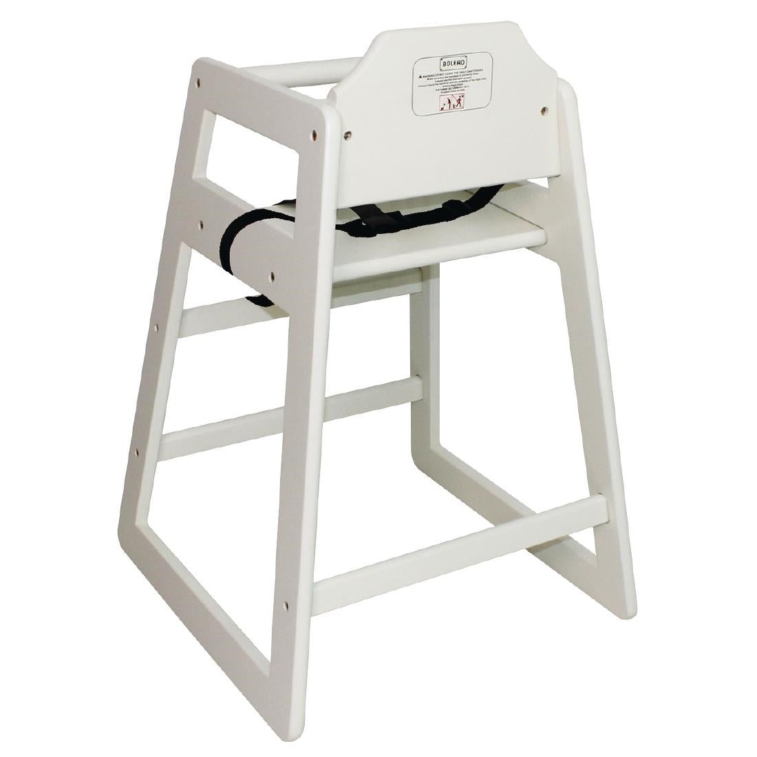 DL833 Bolero Hoge Kinderstoel antiek wit