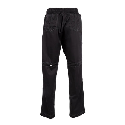 B187-L Chef Works Cool Vent uniseks baggy koksbroek zwart L