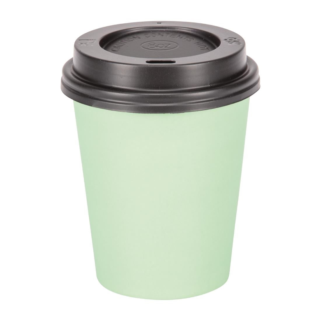 GP403 Fiesta Recyclable koffiebekers enkelwandig turquoise 225ml (1000 stuks)
