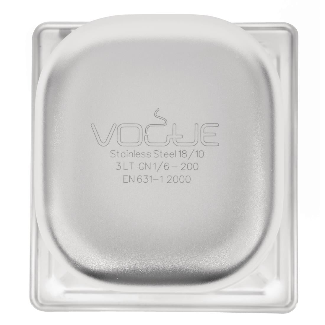 DW452 Vogue RVS GN 1/6 bak 200mm