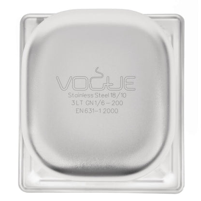 DW452 Vogue RVS GN 1/6 bak 200mm