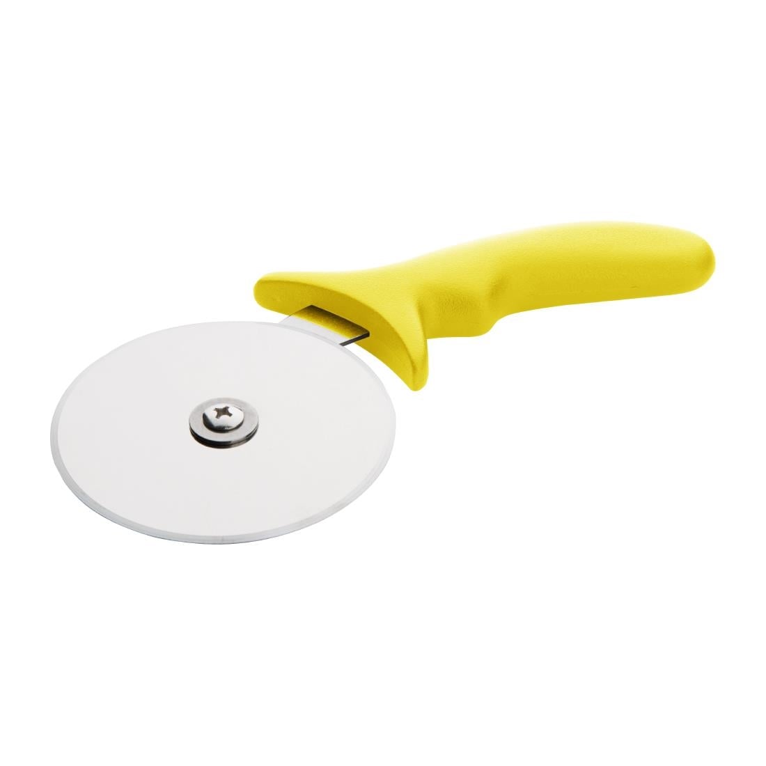 FX132 Hygiplas RVS pizzawiel geel 10cm