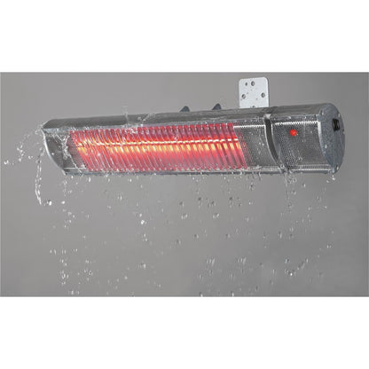 FN197 Eurom Golden elektrische terrasverwarmer met afstandsbediening 1800W comfort
