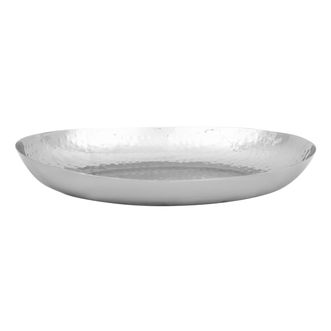 FU283 Olympia Gehamerde Ovale Schaal - 280x230mm