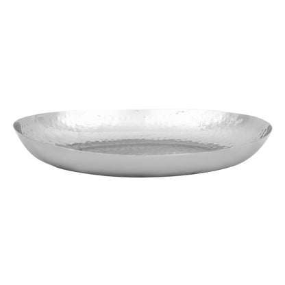 FU283 Olympia Gehamerde Ovale Schaal - 280x230mm