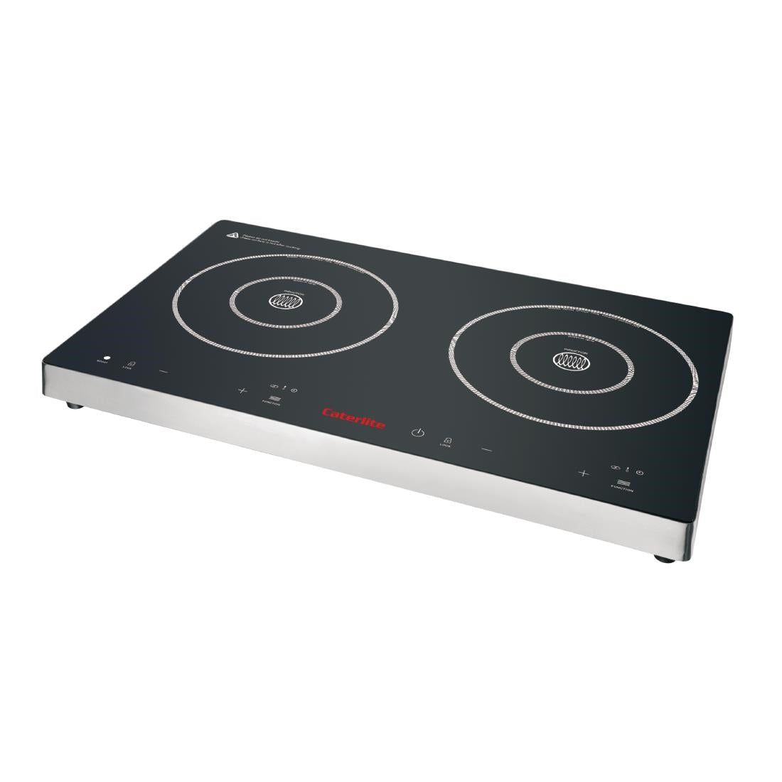 DF824 Caterlite dubbele inductiekookplaat met touchbediening 3000W