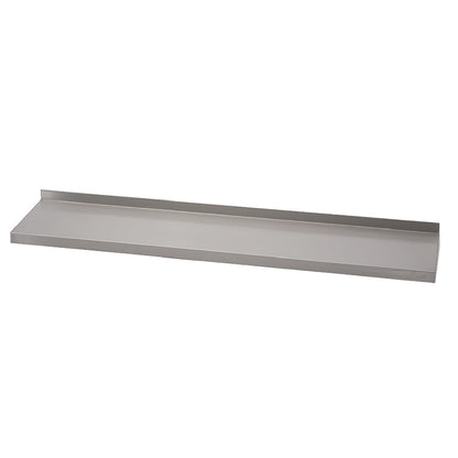 GN186 Gastro M RVS wandplank zonder steunen 150x40cm