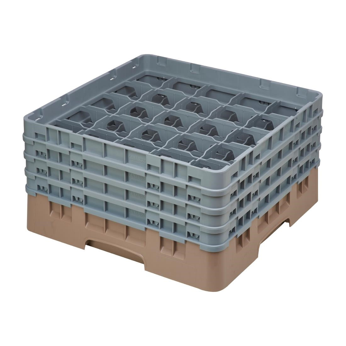DE790 Cambro Camrack vaatwaskorf met 25 compartimenten max. glashoogte 21,5cm