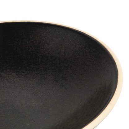 FA319 Olympia Canvas ondiepe schalen zwart 20cm (6 stuks)