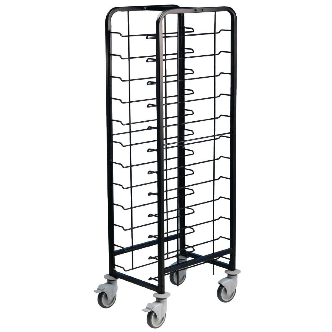 DP290 EAIS gepoedercoate serveerwagen 12 bladen